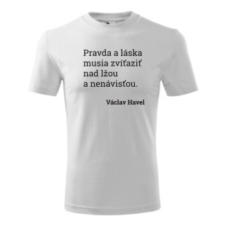 Tričko Pravda a láska | bkstudio.sk